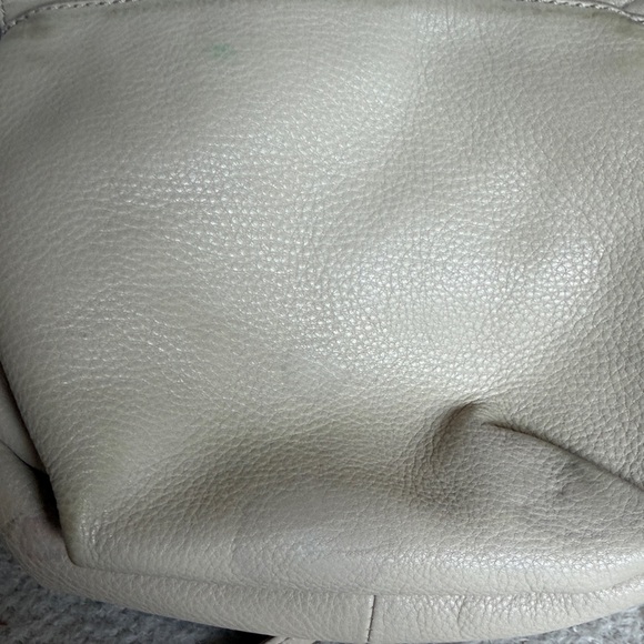 HOBO Cream Leather Crossbody Bag with Fringe - Picture 3 of 9